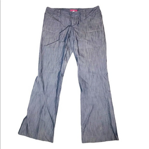 Alice + Olivia‎ Chambray Flare Trouser 10 EUC